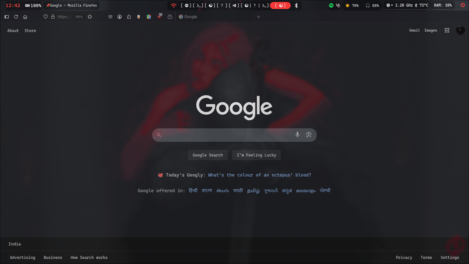 FallenOS screenshot